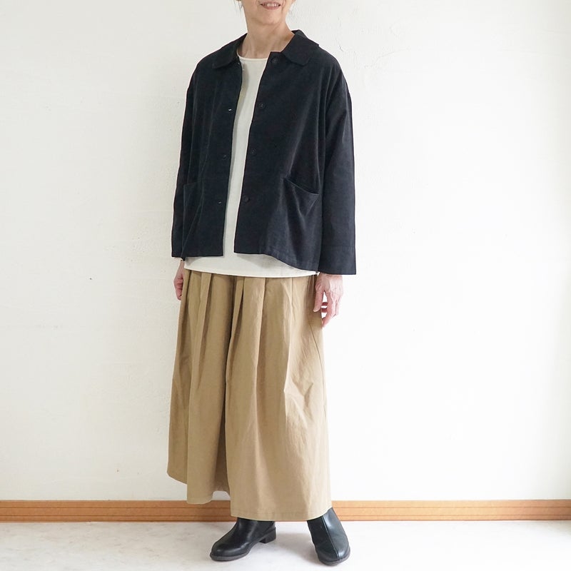 Branch m‘.,ブランチエム,ナチュラル,30代,40代,50代,60代,コットン,綿,ゆったり,ジャケット,羽織,コーデュロイ,コーデュロイジャケット,シャツジャケット