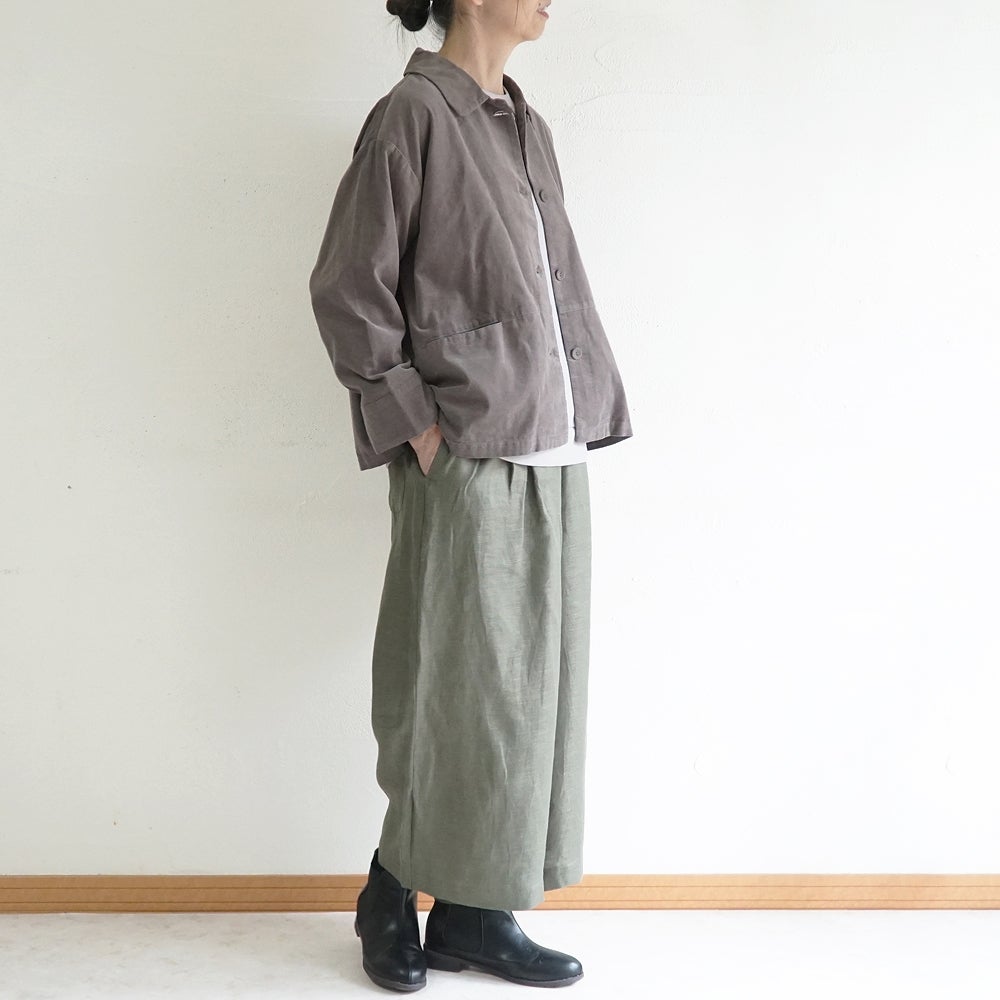 Branch m‘.,ブランチエム,ナチュラル,30代,40代,50代,60代,コットン,綿,ゆったり,ジャケット,羽織,コーデュロイ,コーデュロイジャケット,シャツジャケット