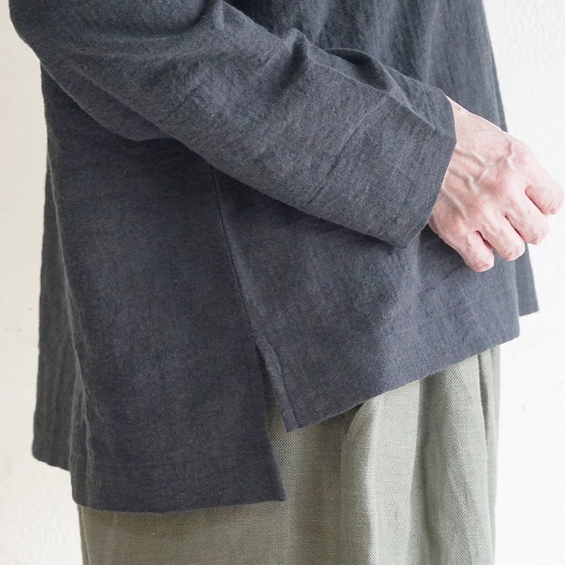 Branch m‘.,ブランチエム,ナチュラル,30代,40代,50代,60代,コットン,ゆったり,綿,ブラウス,プルオーバー,綿ブラウス,Tシャツ