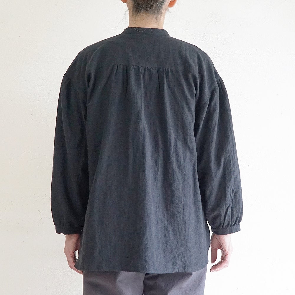 Branch m‘.,ブランチエム,ナチュラル,30代,40代,50代,60代,コットン,ゆったり,綿,ブラウス,シャツ,チュニック,チュニックブラウス,チュニックシャツ,バンドカラーブラウス,バンドカラーシャツ,バンドカラーチュニック,バンドカラー