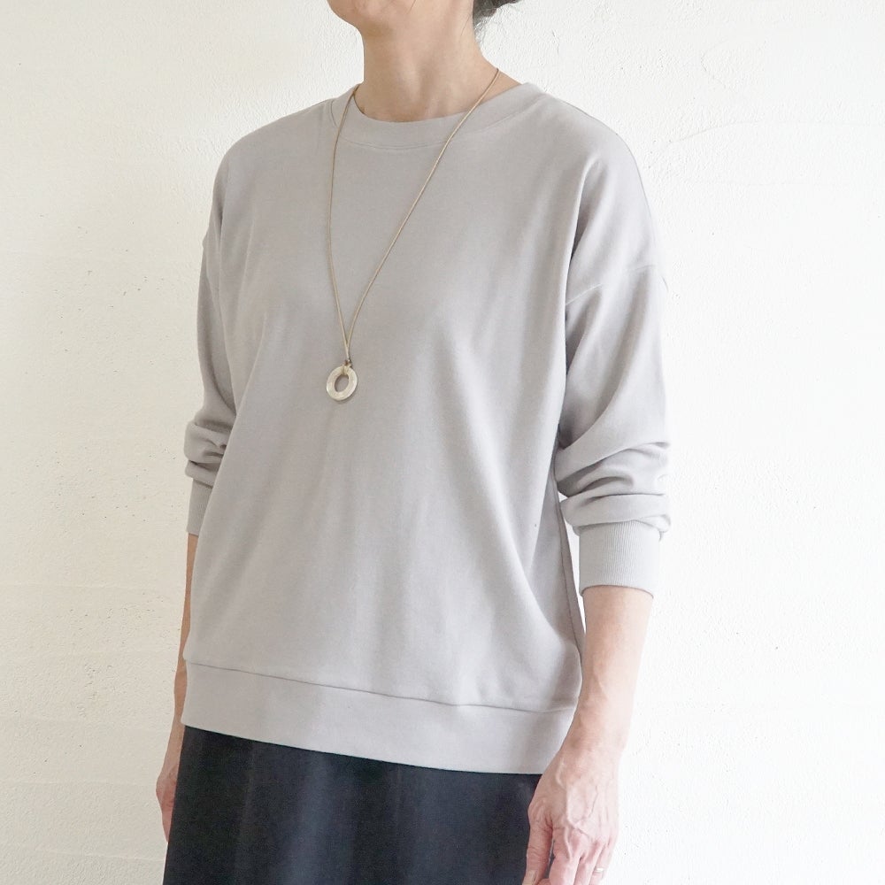 Branch m‘.,ブランチエム,ナチュラル,30代,40代,50代,60代,コットン,綿,ゆったり,Tシャツ,カットソー,ロンT,プルオーバー,スウェット,長袖,