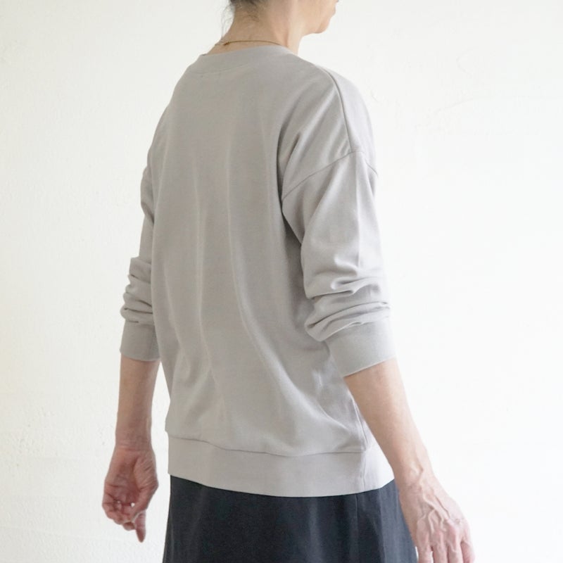 Branch m‘.,ブランチエム,ナチュラル,30代,40代,50代,60代,コットン,綿,ゆったり,Tシャツ,カットソー,ロンT,プルオーバー,スウェット,長袖,