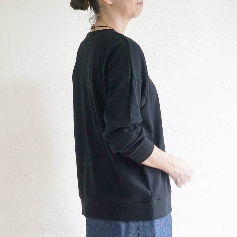 Branch m‘.,ブランチエム,ナチュラル,30代,40代,50代,60代,コットン,綿,ゆったり,Tシャツ,カットソー,ロンT,プルオーバー,スウェット,長袖,