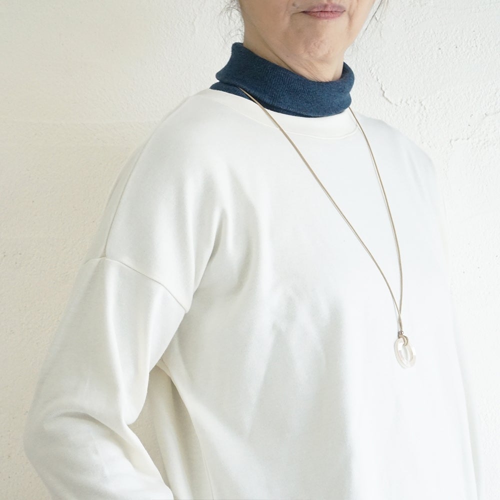 Branch m‘.,ブランチエム,ナチュラル,30代,40代,50代,60代,コットン,綿,ゆったり,Tシャツ,カットソー,ロンT,プルオーバー,スウェット,長袖,