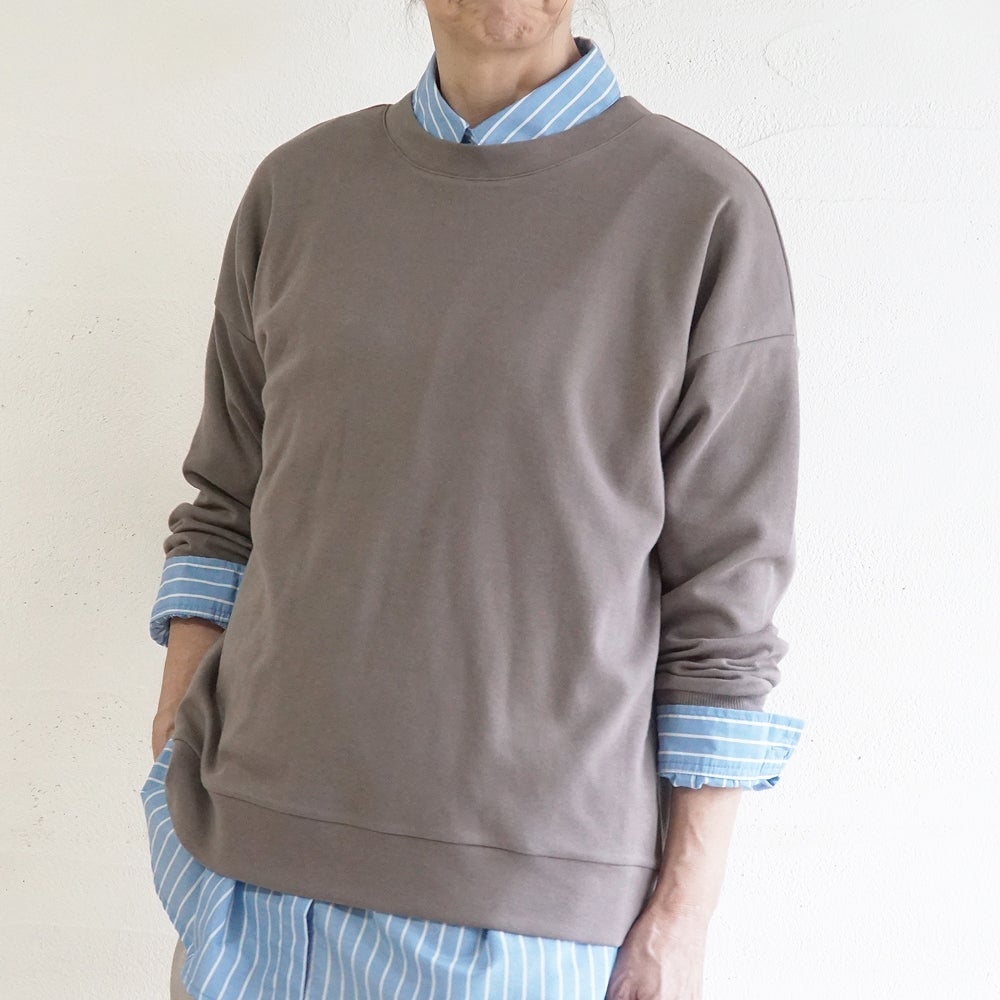 Branch m‘.,ブランチエム,ナチュラル,30代,40代,50代,60代,コットン,綿,ゆったり,Tシャツ,カットソー,ロンT,プルオーバー,スウェット,長袖,