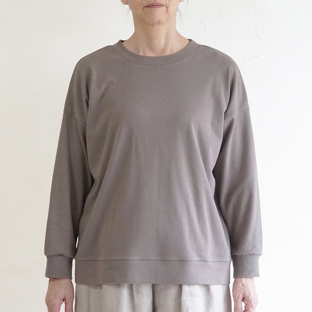 Branch m‘.,ブランチエム,ナチュラル,30代,40代,50代,60代,コットン,綿,ゆったり,Tシャツ,カットソー,ロンT,プルオーバー,スウェット,長袖,
