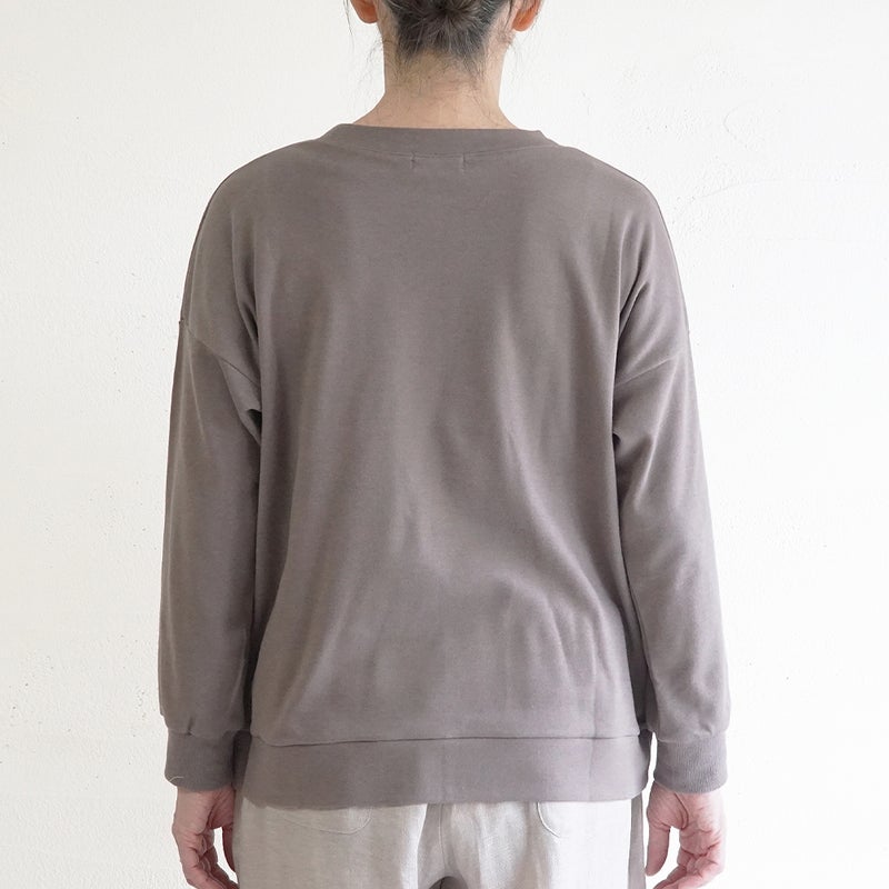 Branch m‘.,ブランチエム,ナチュラル,30代,40代,50代,60代,コットン,綿,ゆったり,Tシャツ,カットソー,ロンT,プルオーバー,スウェット,長袖,