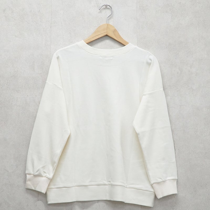 Branch m‘.,ブランチエム,ナチュラル,30代,40代,50代,60代,コットン,綿,ゆったり,Tシャツ,カットソー,ロンT,プルオーバー,スウェット,長袖,