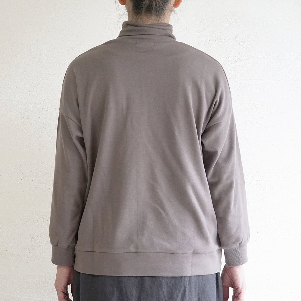 Branch m‘.,ブランチエム,ナチュラル,30代,40代,50代,60代,コットン,綿,ゆったり,Tシャツ,カットソー,ロンT,プルオーバー,スウェット,長袖,タートルネック,タートルネックプルオーバー