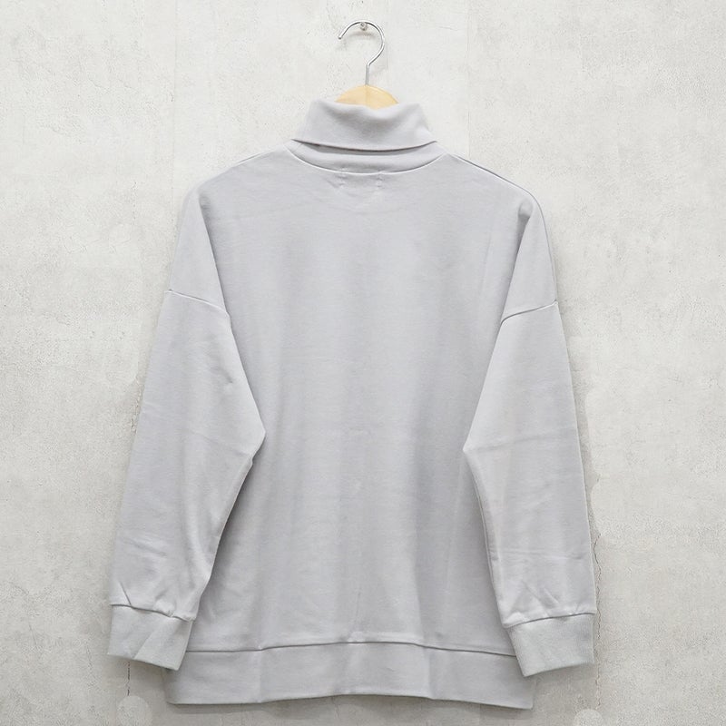 Branch m‘.,ブランチエム,ナチュラル,30代,40代,50代,60代,コットン,綿,ゆったり,Tシャツ,カットソー,ロンT,プルオーバー,スウェット,長袖,タートルネック,タートルネックプルオーバー