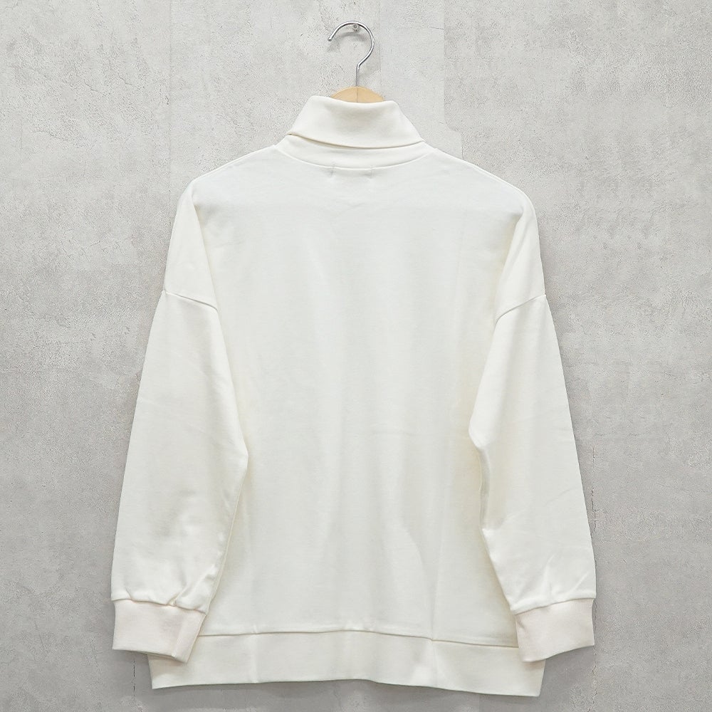 Branch m‘.,ブランチエム,ナチュラル,30代,40代,50代,60代,コットン,綿,ゆったり,Tシャツ,カットソー,ロンT,プルオーバー,スウェット,長袖,タートルネック,タートルネックプルオーバー