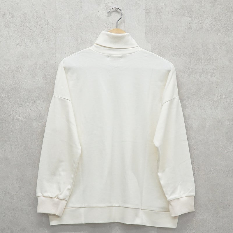 Branch m‘.,ブランチエム,ナチュラル,30代,40代,50代,60代,コットン,綿,ゆったり,Tシャツ,カットソー,ロンT,プルオーバー,スウェット,長袖,タートルネック,タートルネックプルオーバー