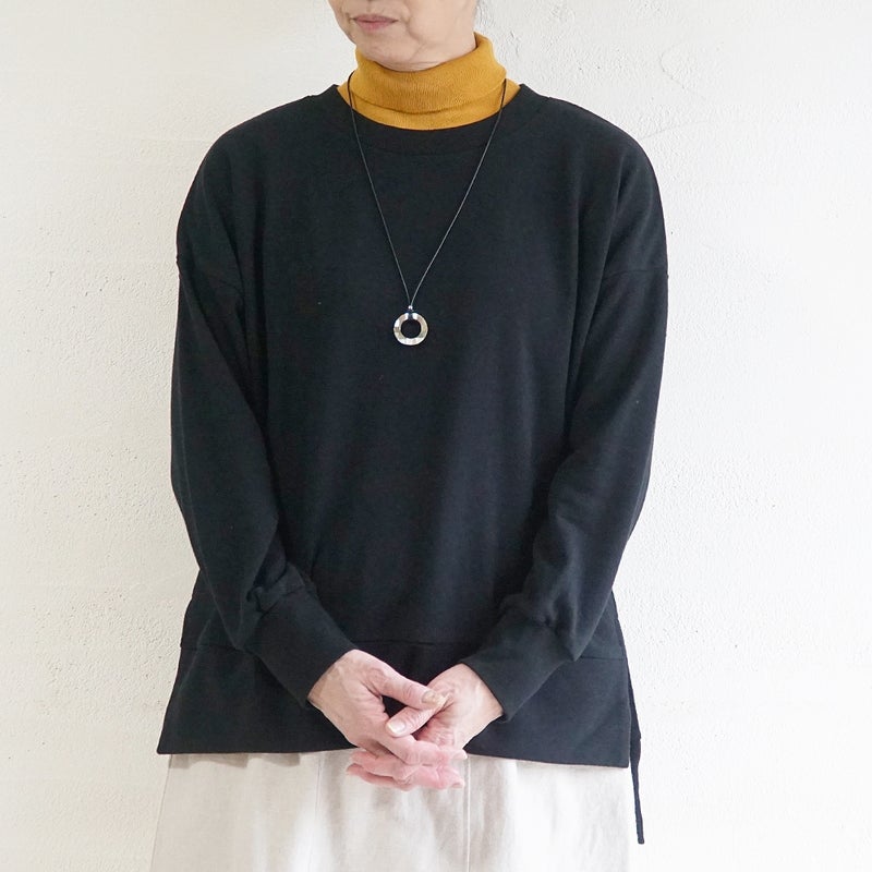 Branch m‘.,ブランチエム,ナチュラル,30代,40代,50代,60代,コットン,綿,ゆったり,カットソー,プルオーバー,スウェット,長袖,