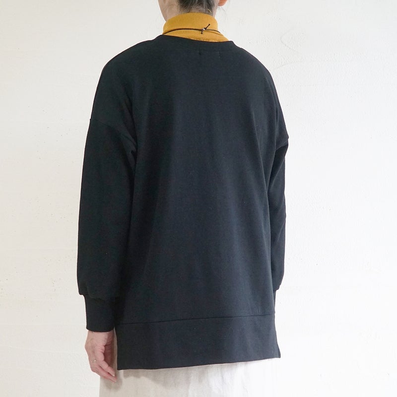 Branch m‘.,ブランチエム,ナチュラル,30代,40代,50代,60代,コットン,綿,ゆったり,カットソー,プルオーバー,スウェット,長袖,