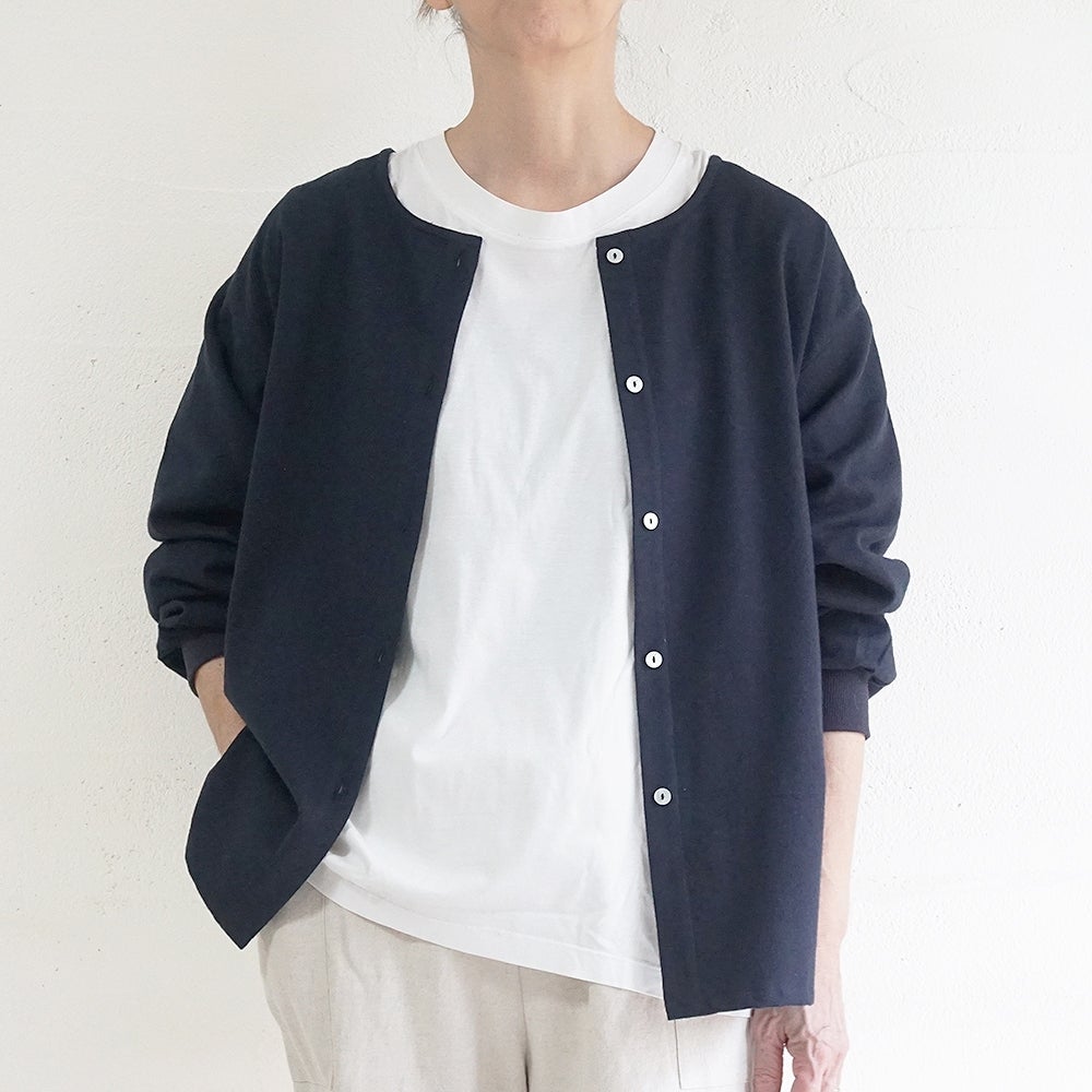 Branch m‘.,ブランチエム,ナチュラル,30代,40代,50代,60代,コットン,ゆったり,綿,ブラウス,シャツ,ノーカラーブラウス,プルオーバー,2way,羽織,