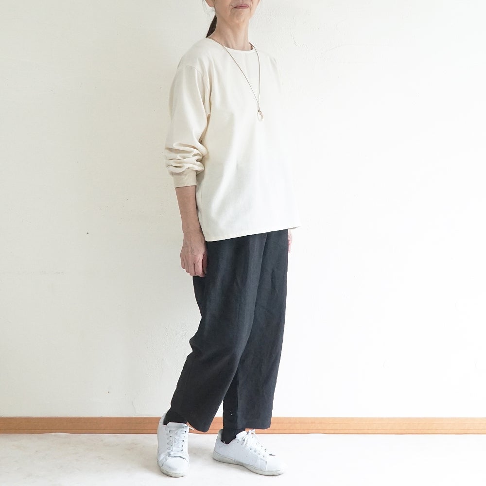 Branch m‘.,ブランチエム,ナチュラル,30代,40代,50代,60代,コットン,ゆったり,綿,ブラウス,シャツ,ノーカラーブラウス,プルオーバー,2way,羽織,
