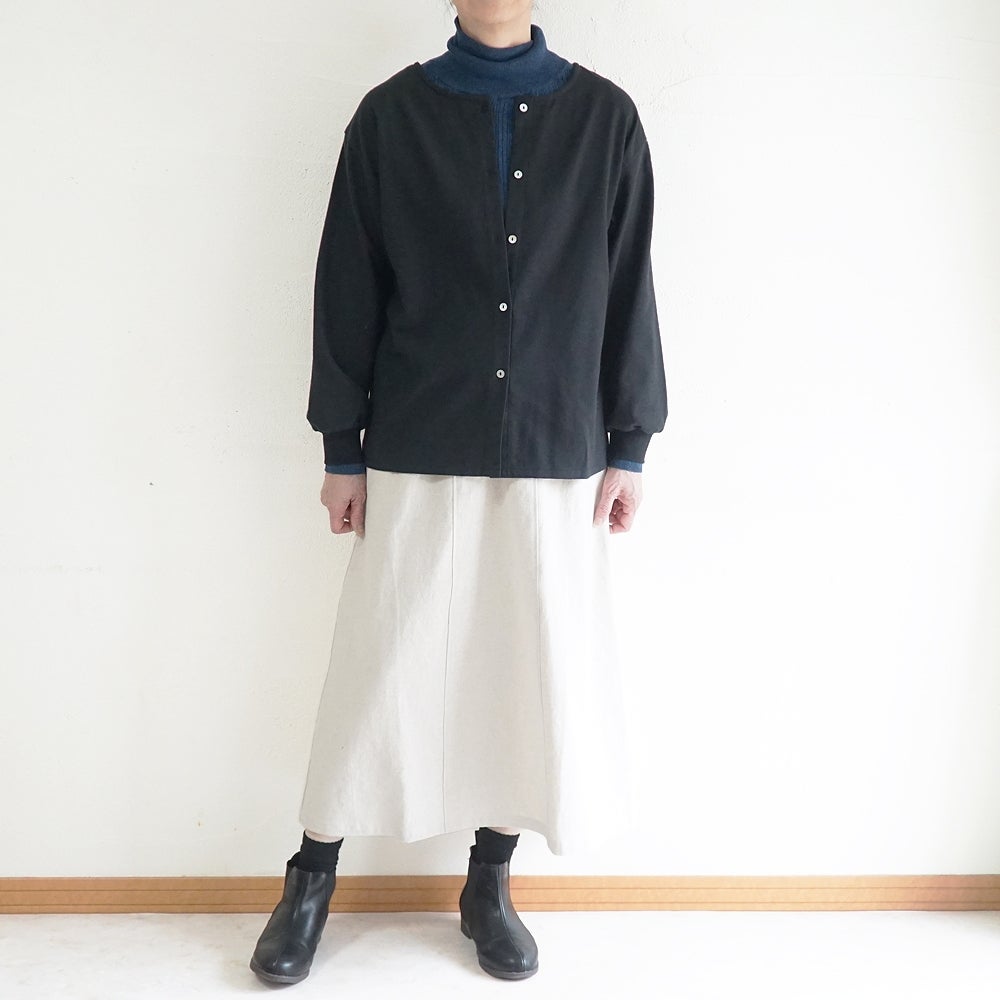 Branch m‘.,ブランチエム,ナチュラル,30代,40代,50代,60代,コットン,ゆったり,綿,ブラウス,シャツ,ノーカラーブラウス,プルオーバー,2way,羽織,