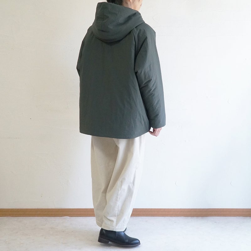 Branch m‘.,ブランチエム,ナチュラル,30代,40代,50代,60代,コットン,綿,ゆったり,ジャケット,羽織,中綿,フード,フードジャケット,コート,ダウン