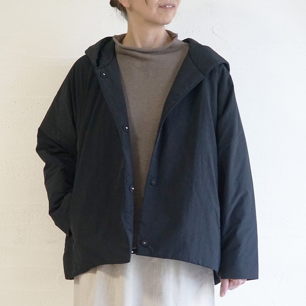 Branch m‘.,ブランチエム,ナチュラル,30代,40代,50代,60代,コットン,綿,ゆったり,ジャケット,羽織,中綿,フード,フードジャケット,コート,ダウン