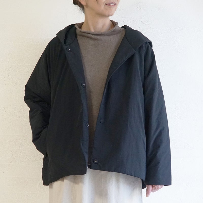 Branch m‘.,ブランチエム,ナチュラル,30代,40代,50代,60代,コットン,綿,ゆったり,ジャケット,羽織,中綿,フード,フードジャケット,コート,ダウン