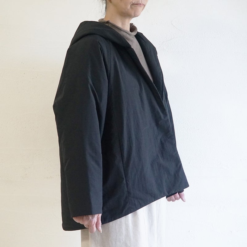 Branch m‘.,ブランチエム,ナチュラル,30代,40代,50代,60代,コットン,綿,ゆったり,ジャケット,羽織,中綿,フード,フードジャケット,コート,ダウン