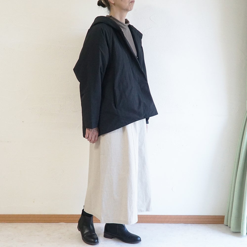 Branch m‘.,ブランチエム,ナチュラル,30代,40代,50代,60代,コットン,綿,ゆったり,ジャケット,羽織,中綿,フード,フードジャケット,コート,ダウン
