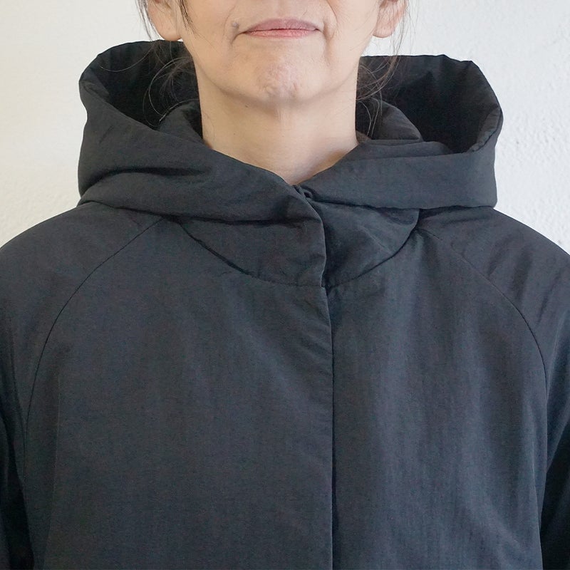 Branch m‘.,ブランチエム,ナチュラル,30代,40代,50代,60代,コットン,綿,ゆったり,ジャケット,羽織,中綿,フード,フードジャケット,コート,ダウン