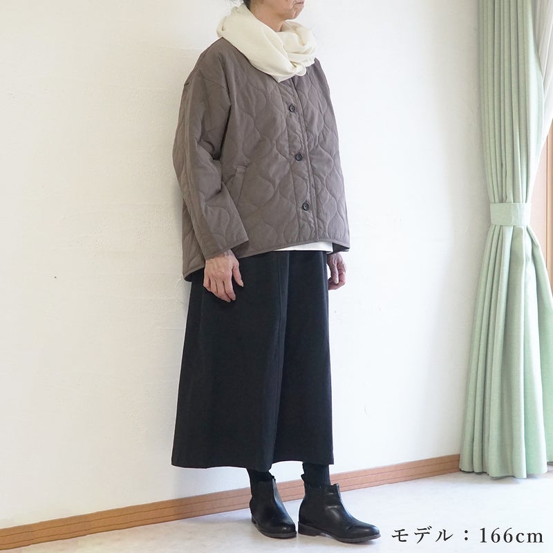 Branch m‘.,ブランチエム,ナチュラル,30代,40代,50代,60代,コットン,綿,ゆったり,ジャケット,羽織,キルティング,キルティングジャケット,キルティングコート,ライトアウター