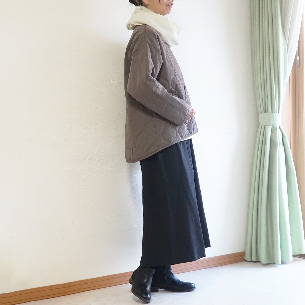 Branch m‘.,ブランチエム,ナチュラル,30代,40代,50代,60代,コットン,綿,ゆったり,ジャケット,羽織,キルティング,キルティングジャケット,キルティングコート,ライトアウター