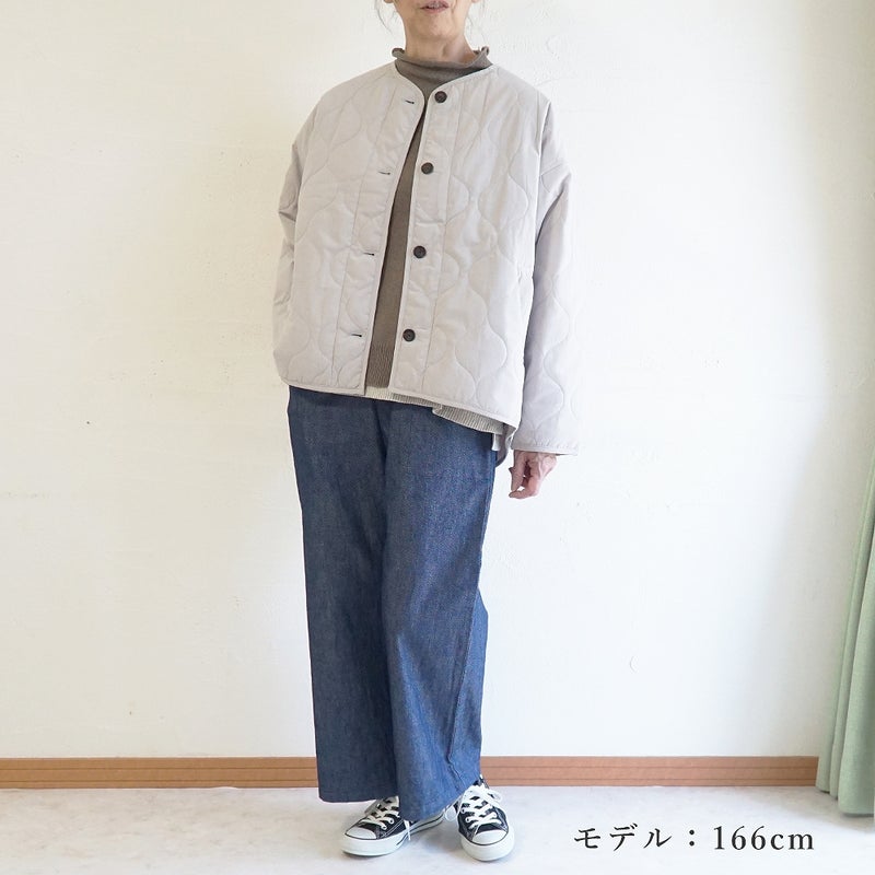 Branch m‘.,ブランチエム,ナチュラル,30代,40代,50代,60代,コットン,綿,ゆったり,ジャケット,羽織,キルティング,キルティングジャケット,キルティングコート,ライトアウター