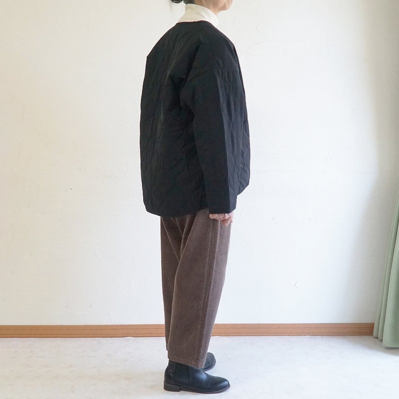 Branch m‘.,ブランチエム,ナチュラル,30代,40代,50代,60代,コットン,綿,ゆったり,ジャケット,羽織,キルティング,キルティングジャケット,キルティングコート,ライトアウター