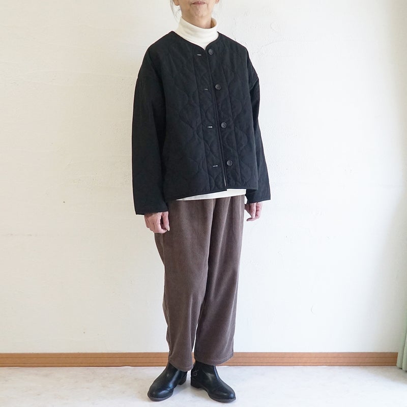Branch m‘.,ブランチエム,ナチュラル,30代,40代,50代,60代,コットン,綿,ゆったり,ジャケット,羽織,キルティング,キルティングジャケット,キルティングコート,ライトアウター