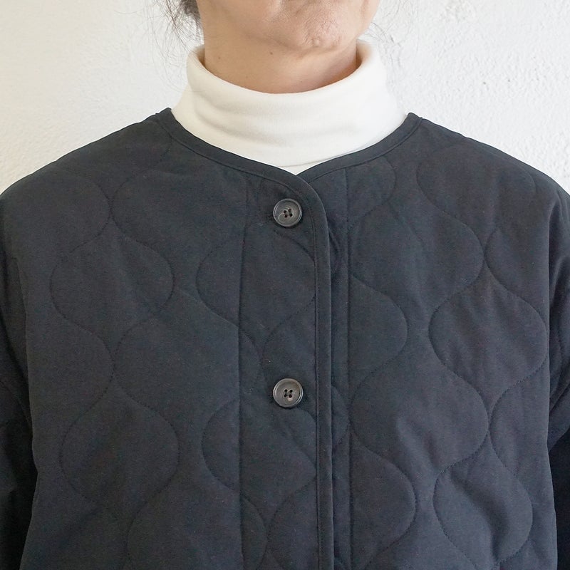 Branch m‘.,ブランチエム,ナチュラル,30代,40代,50代,60代,コットン,綿,ゆったり,ジャケット,羽織,キルティング,キルティングジャケット,キルティングコート,ライトアウター