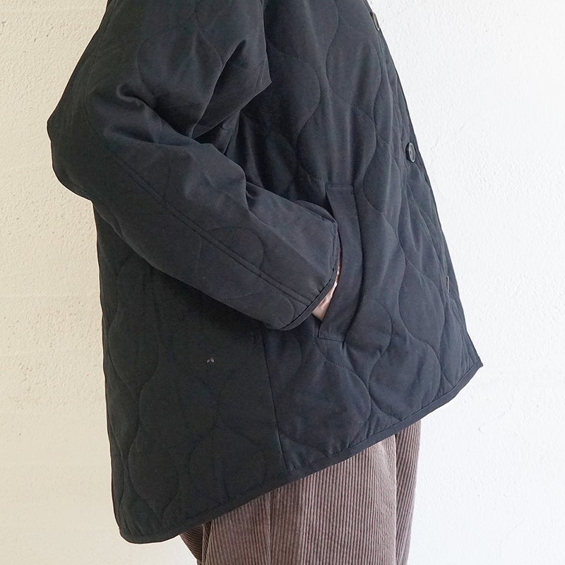 Branch m‘.,ブランチエム,ナチュラル,30代,40代,50代,60代,コットン,綿,ゆったり,ジャケット,羽織,キルティング,キルティングジャケット,キルティングコート,ライトアウター