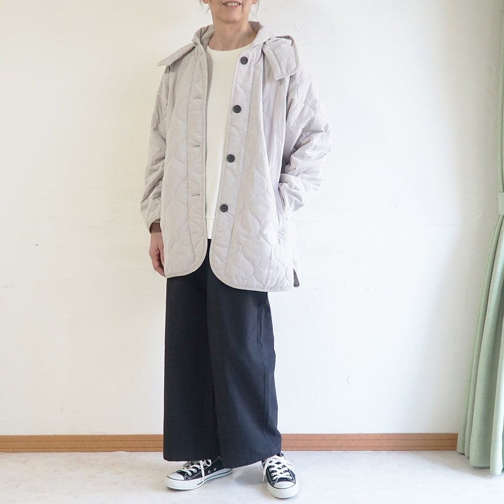 Branch m‘.,ブランチエム,ナチュラル,30代,40代,50代,60代,コットン,綿,ゆったり,ジャケット,羽織,キルティング,キルティングジャケット,キルティングコート,ライトアウター