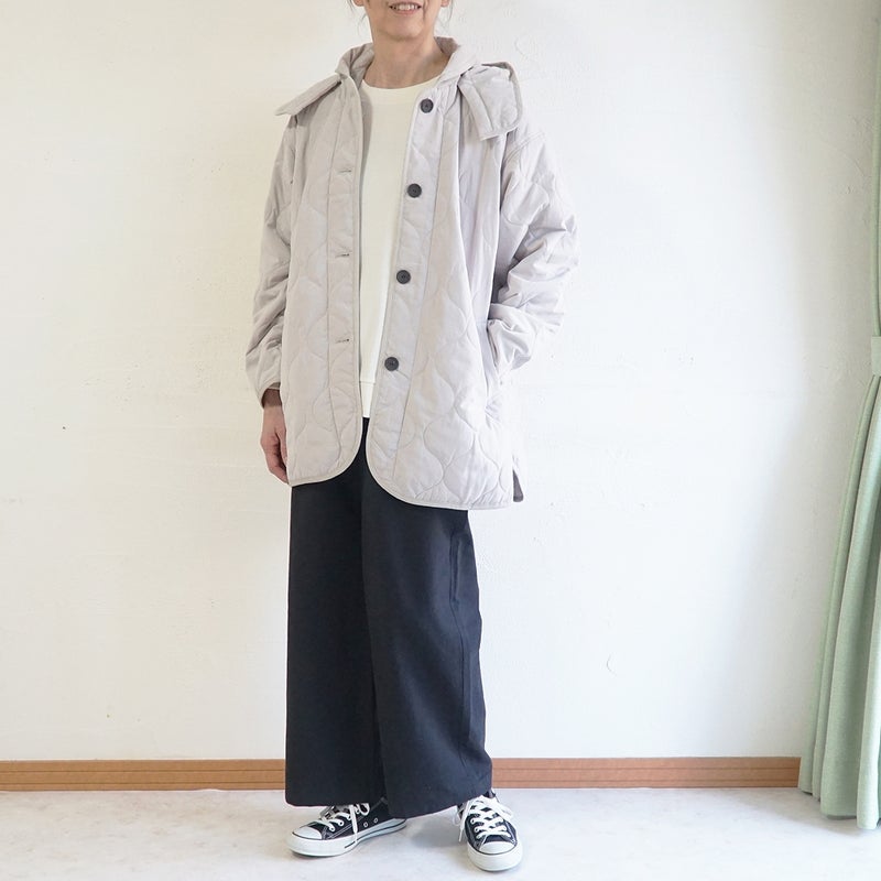 Branch m‘.,ブランチエム,ナチュラル,30代,40代,50代,60代,コットン,綿,ゆったり,ジャケット,羽織,キルティング,キルティングジャケット,キルティングコート,ライトアウター