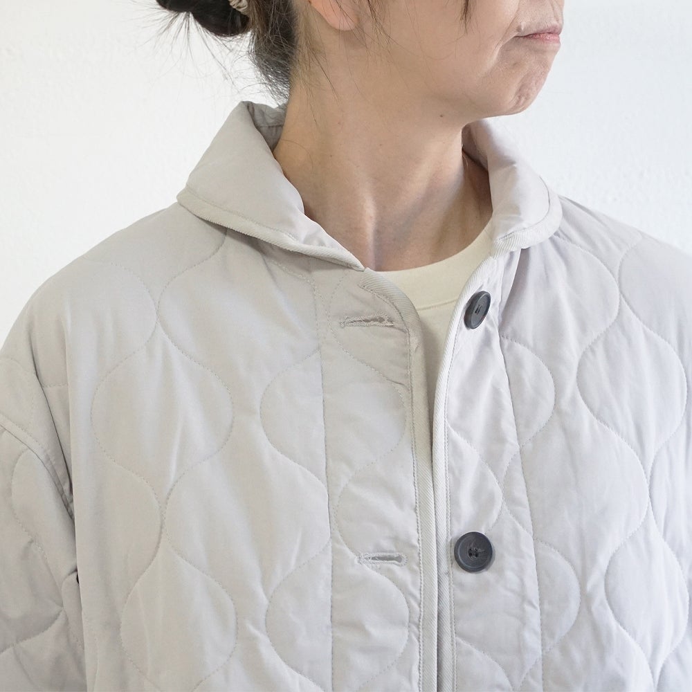 Branch m‘.,ブランチエム,ナチュラル,30代,40代,50代,60代,コットン,綿,ゆったり,ジャケット,羽織,キルティング,キルティングジャケット,キルティングコート,ライトアウター