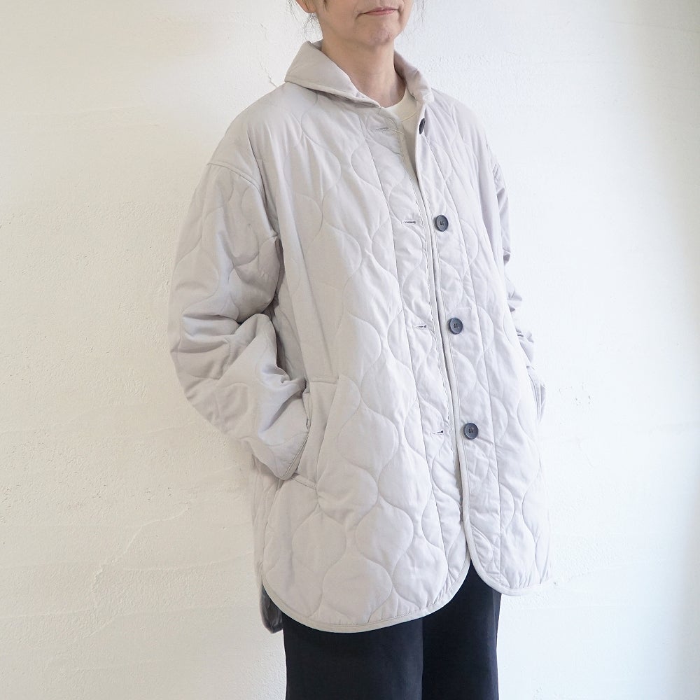 Branch m‘.,ブランチエム,ナチュラル,30代,40代,50代,60代,コットン,綿,ゆったり,ジャケット,羽織,キルティング,キルティングジャケット,キルティングコート,ライトアウター