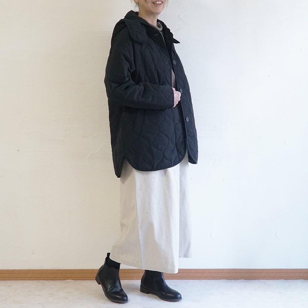 Branch m‘.,ブランチエム,ナチュラル,30代,40代,50代,60代,コットン,綿,ゆったり,ジャケット,羽織,キルティング,キルティングジャケット,キルティングコート,ライトアウター