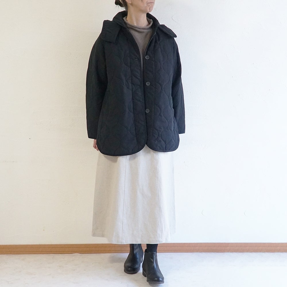 Branch m‘.,ブランチエム,ナチュラル,30代,40代,50代,60代,コットン,綿,ゆったり,ジャケット,羽織,キルティング,キルティングジャケット,キルティングコート,ライトアウター