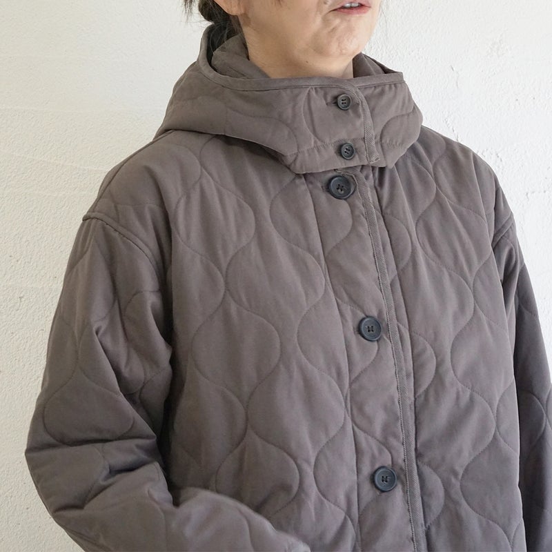 Branch m‘.,ブランチエム,ナチュラル,30代,40代,50代,60代,コットン,綿,ゆったり,ジャケット,羽織,キルティング,キルティングジャケット,キルティングコート,ライトアウター