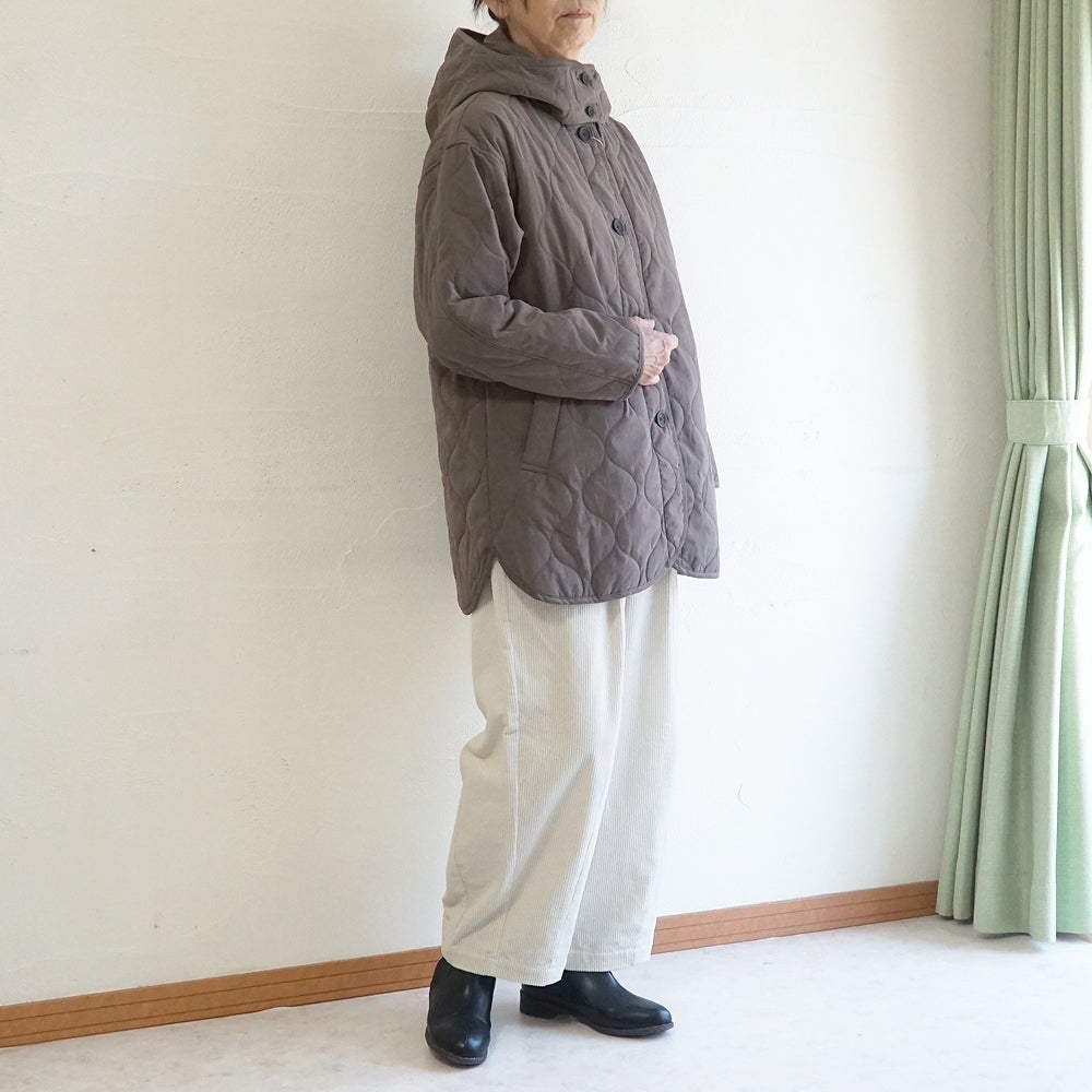 Branch m‘.,ブランチエム,ナチュラル,30代,40代,50代,60代,コットン,綿,ゆったり,ジャケット,羽織,キルティング,キルティングジャケット,キルティングコート,ライトアウター