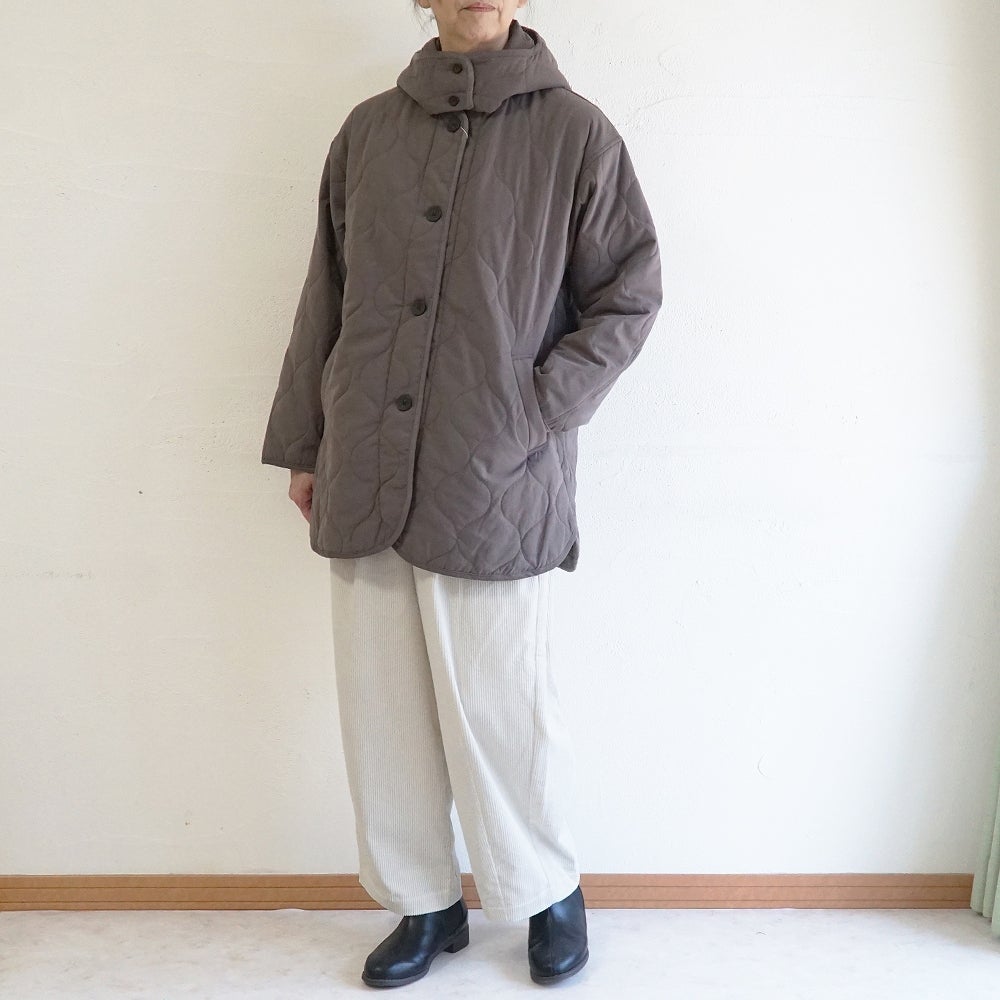 Branch m‘.,ブランチエム,ナチュラル,30代,40代,50代,60代,コットン,綿,ゆったり,ジャケット,羽織,キルティング,キルティングジャケット,キルティングコート,ライトアウター
