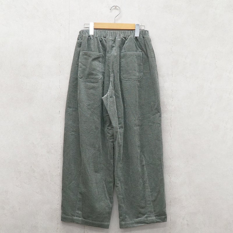 Branch m‘.,ブランチエム,ナチュラル,30代,40代,50代,60代,コットン,綿,ゆったり,ワイドパンツ,コクーンパンツ,コーデュロイパンツ,コーデュロイ,パンツ,バルーンパンツ,サッカーコール