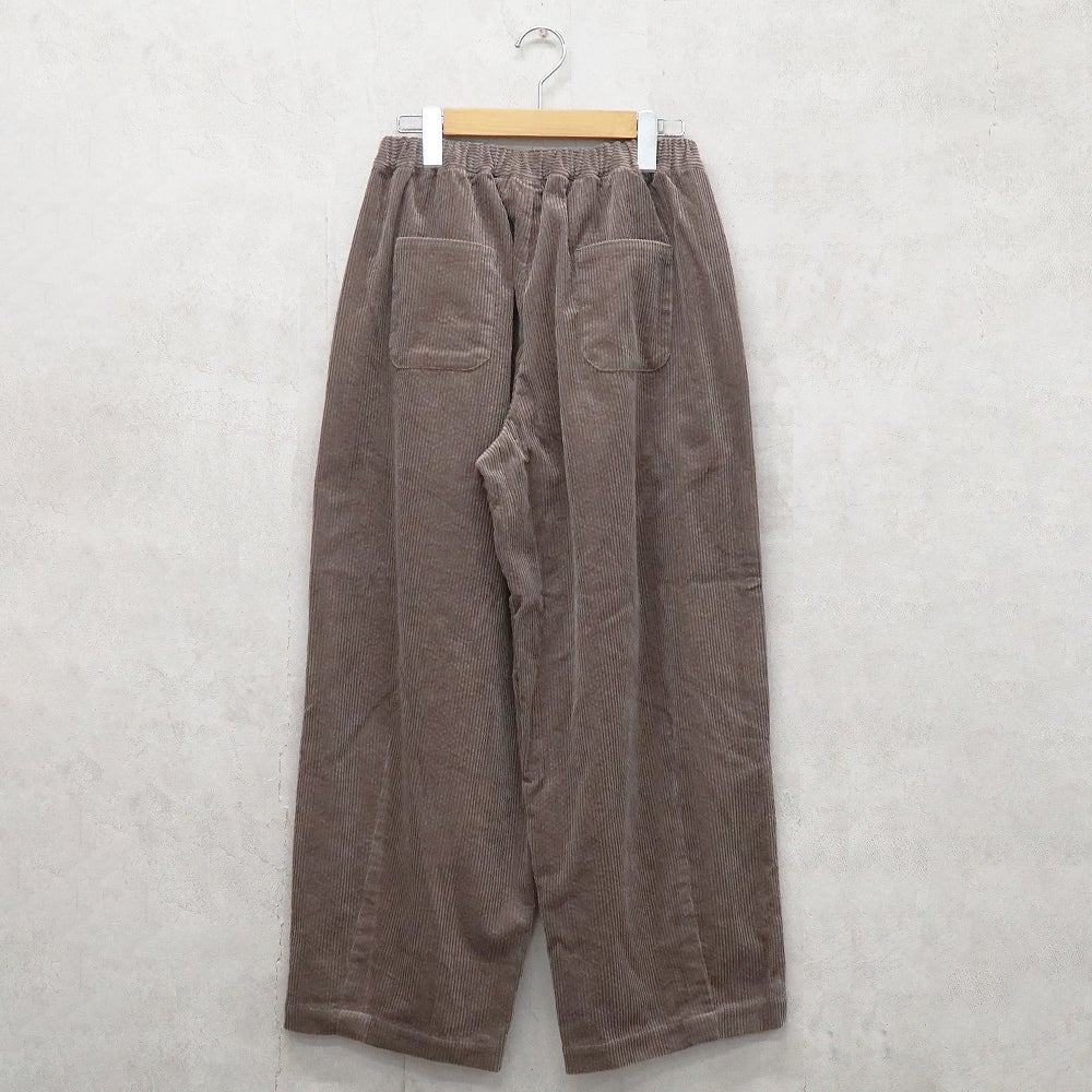 Branch m‘.,ブランチエム,ナチュラル,30代,40代,50代,60代,コットン,綿,ゆったり,ワイドパンツ,コクーンパンツ,コーデュロイパンツ,コーデュロイ,パンツ,バルーンパンツ,サッカーコール