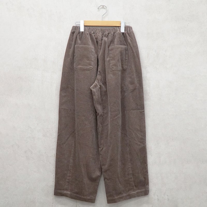 Branch m‘.,ブランチエム,ナチュラル,30代,40代,50代,60代,コットン,綿,ゆったり,ワイドパンツ,コクーンパンツ,コーデュロイパンツ,コーデュロイ,パンツ,バルーンパンツ,サッカーコール