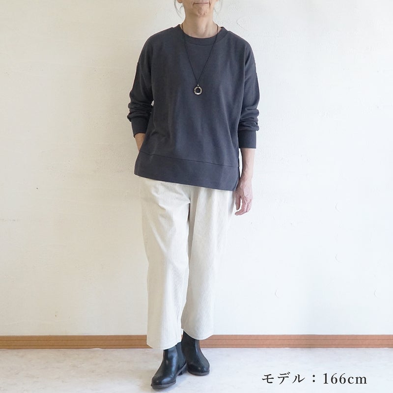 Branch m‘.,ブランチエム,ナチュラル,30代,40代,50代,60代,コットン,綿,ゆったり,テーパード,テーパードパンツ,コーデュロイパンツ,コーデュロイ,パンツ,サッカーコール
