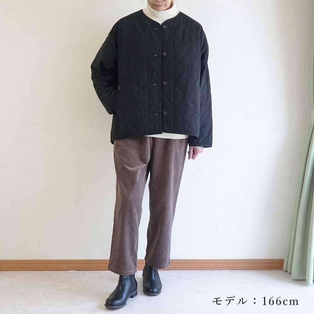 Branch m‘.,ブランチエム,ナチュラル,30代,40代,50代,60代,コットン,綿,ゆったり,テーパード,テーパードパンツ,コーデュロイパンツ,コーデュロイ,パンツ,サッカーコール