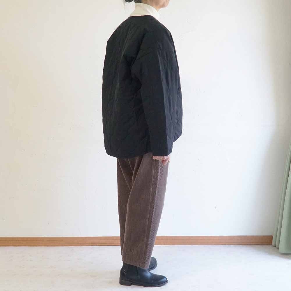 Branch m‘.,ブランチエム,ナチュラル,30代,40代,50代,60代,コットン,綿,ゆったり,テーパード,テーパードパンツ,コーデュロイパンツ,コーデュロイ,パンツ,サッカーコール