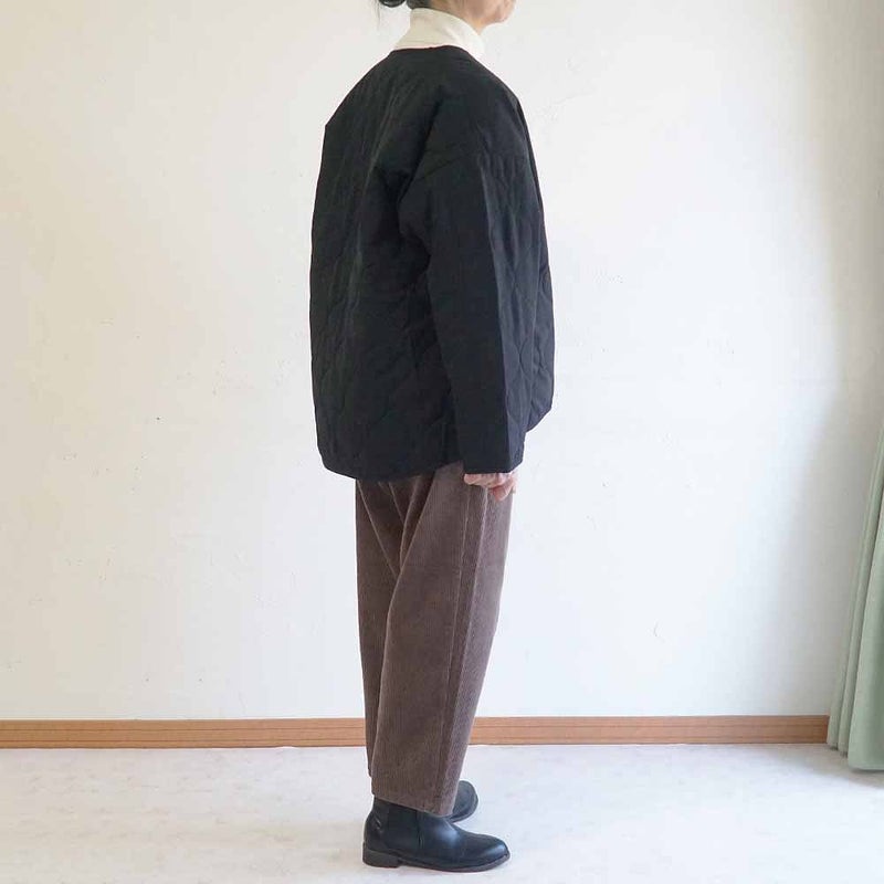 Branch m‘.,ブランチエム,ナチュラル,30代,40代,50代,60代,コットン,綿,ゆったり,テーパード,テーパードパンツ,コーデュロイパンツ,コーデュロイ,パンツ,サッカーコール
